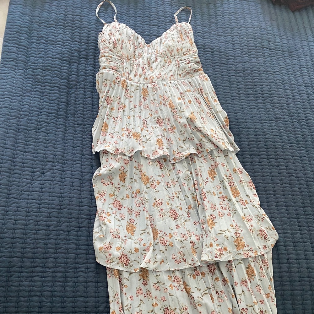 Spring floral dress